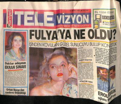 Hürriyet Gazetesi Televizyon Eki 11 Ekim 1992 - Erol Evgin Oğlunu Tanıştırıyor GZ116320 - 1