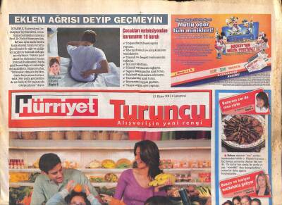 Hürriyet Gazetesi Turuncu Eki 13 Ekim 2012 - Mutluluk Sürprizlerle Raflara Taşınıyor GZ119514 - 1