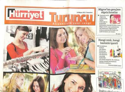 Hürriyet Gazetesi Turuncu Eki 14 Mayıs 2011 - Piyasalarda Gençlik Ateşi GZ104743 - 1