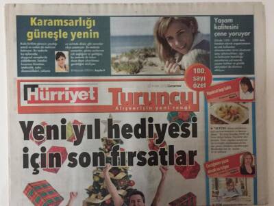 Hürriyet Gazetesi Turuncu Eki - 22 Aralık 2012 - Yeni Yıl Hediyesi İçin Son Fırsatlar GZ25314 - 1