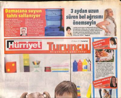 Hürriyet Gazetesi Turuncu Eki 25 Mayıs 2013 - 3 Aydan Uzun Süren Bel Ağrısını Önemseyin GZ116837 - 1