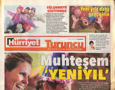 Hürriyet Gazetesi Turuncu Eki 28 Aralık 2013 - İstanbul Konaklamada Avrupayı Solladı GZ105968 - 1