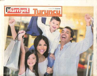 Hürriyet Gazetesi Turuncu Eki 4 Ekim 2014 - Kurban Bayramı Tatilinde 250 Bin Kişi Tatile Çıktı - Bayram Neşesi Her Yerde GZ95491 - 1