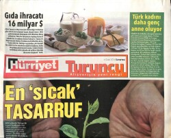 Hürriyet Gazetesi Turuncu Eki 4 Ocak 2014 - Türk Kadını Daha Genç Anne Oluyor GZ100693 - 1