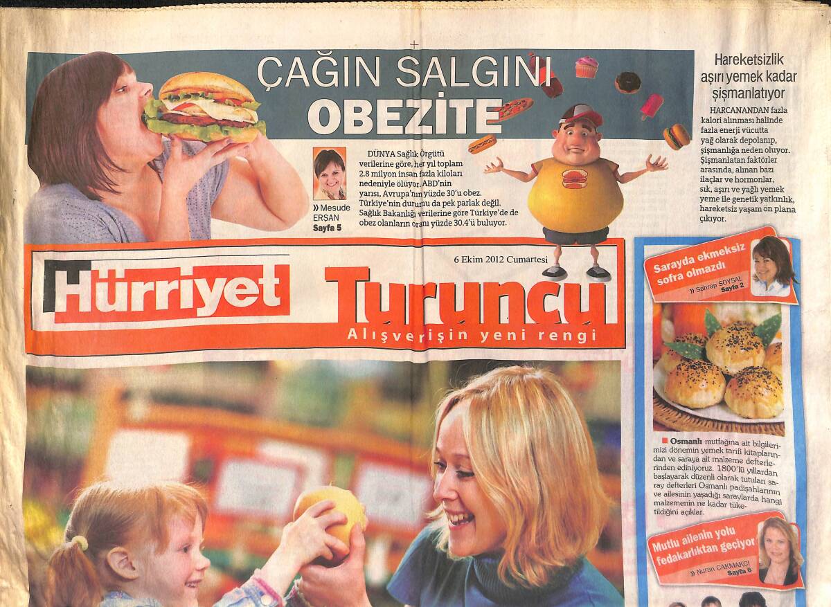 Hürriyet Gazetesi Turuncu Eki 6 Ekim 2012 - Hayvanları Koruma Günü Şenlikleri Kutlandı GZ154644 - 1