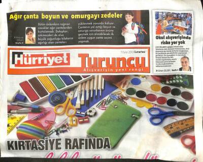 Hürriyet Gazetesi Turuncu Eki 7 Eylül 2013 - Çocuğunuzu Mobil Takip Cihazı İle İzleyin GZ100866 - 1