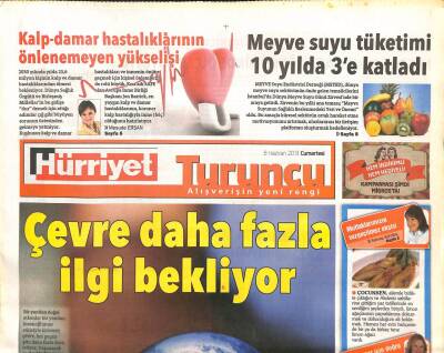 Hürriyet Gazetesi Turuncu Eki 8 Haziran 2013 - Kalp-Damar Hastalıklarının Önlenemeyen Yükselişi GZ105671 - 1