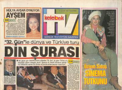 Hürriyet Gazetesi TV Kelebek Eki 15 Kasım 1993 - Avşar-Tatlıses Aşkının İlk Yıllarından Ayşem GZ128016 - 1
