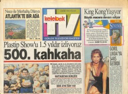 Hürriyet Gazetesi TV Kelebek Eki 3 Ekim 1993 - Neco İle Merhaba Dünya GZ157944 - Gökçekoleksiyon