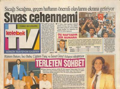 Hürriyet Gazetesi TV Kelebek Eki 7 Temmuz 1993 - Neco Eski Lahor Sokaklarında Bir Ayakkabı İmalatçısı İle... GZ128015 - 1