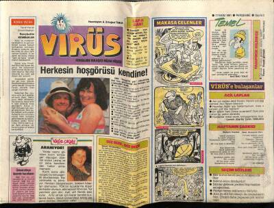 Hürriyet Gazetesi Virüs Eki 17 Ekim 1991 - 6 Soruda mega 10 GZ78344 - 1
