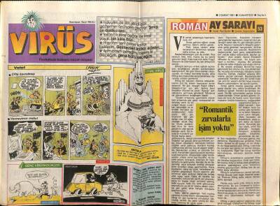 Hürriyet Gazetesi Virüs Eki 2 Şubat 1991 - Aysun Kocatepe Muradına Eriyor GZ78369 - 1