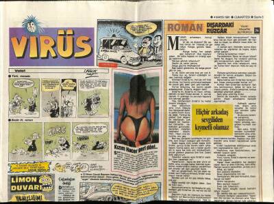Hürriyet Gazetesi Virüs Eki 4 Mayıs 1991 - Saç Bakımında Doğrular Yanlışlar GZ78359 - 1