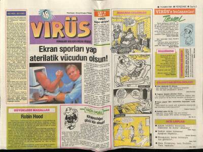 Hürriyet Gazetesi Virüs Eki 7 Kasım 1991 - İşte Bestaminin Hayatı GZ78341 - 1