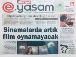 Hürriyet Gazetesi Yaşam Eki 10 Haziran 2005 - Sinemalarda Artık Film Oynamayacak GZ43364 - 2