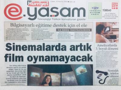 Hürriyet Gazetesi Yaşam Eki 10 Haziran 2005 - Sinemalarda Artık Film Oynamayacak GZ43364 - 1