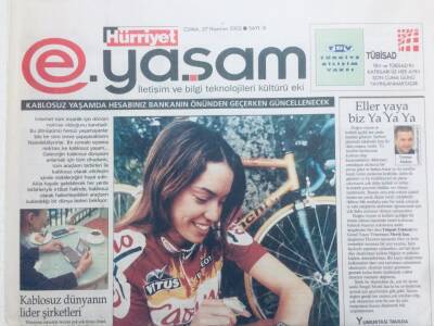 Hürriyet Gazetesi Yaşam Eki 27 Haziran 2003 - Kablosuz Dünyanın Lider Şirketleri GZ40913 - 1