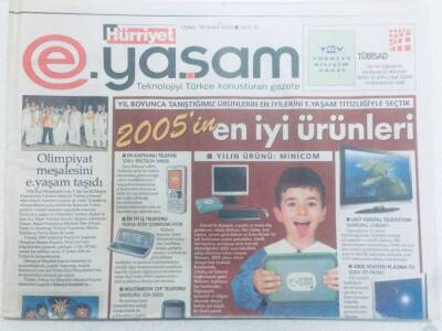 Hürriyet Gazetesi Yaşam Eki 30 Aralık 2005 - 2005in En İyi Ürünleri GZ40423 - 1