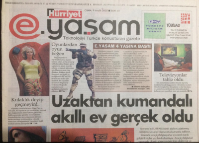 Hürriyet Gazetesi Yaşam Eki 9 Aralık 2005 - Dünyayı Cebinize Sığdıran Makineler GZ21984 - 1