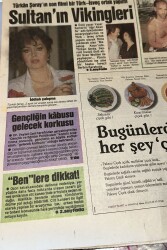 Hürriyet Gazetesi Kelebek Eki 26 Haziran 1990 - Türkan Şoray'ın Son Filmi Bir Türk-İsveç Ortak Yapımı GZ138164 - 2