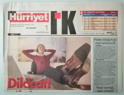 Hürriyet IK Gazetesi 1 Ağustos 2004 Borusanın Patronları Ailece Gemi Turunda -GZ37000 - 1