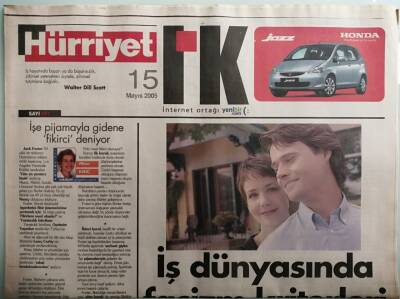 Hürriyet İK Gazetesi 15 Mayıs 2005 İş Dünyasında Faşizm Kriterleri - GZ44573 - 2