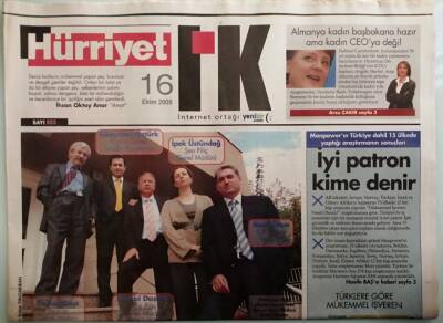 Hürriyet İK Gazetesi 16 Ekim 2005 İyi Patron Kime Denir -GZ37888 - 1