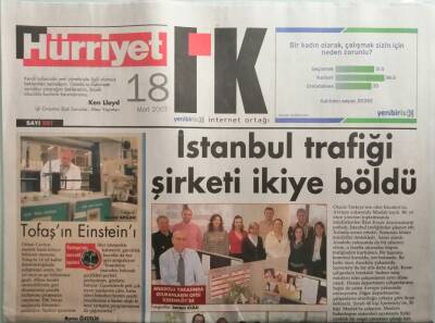 Hürriyet İK Gazetesi 18 Mart 2007 Patronluğa Hızlı Tırmanış - GZ44353 - 2