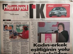 Hürriyet İK Gazetesi 3 Nisan 2005 Eyvah! Gates İnzivadan Çıktı - GZ44577 - 2