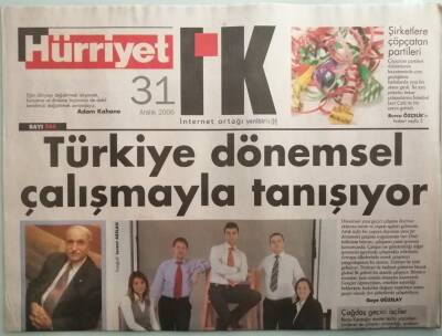 Hürriyet IK Gazetesi 31 Aralık 2006 Türkiye Dönemsel Çalışmayla Tanışıyor -GZ44382 - 2