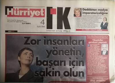 Hürriyet IK Gazetesi 4 Eylül 2005 Zor İnsan Tipleri -GZ44813 - 2