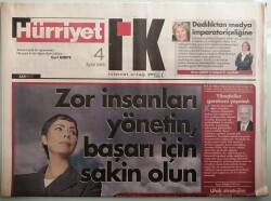 Hürriyet İK Gazetesi 4 Eylül 2005 Zor İnsanları Yönetin Başarı İçin Sakin Olun- GZ44138 - 1