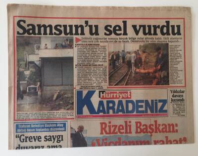 Hürriyet Karadeniz Gazetesi 20 Haziran 1992 - Karadeniz , Türk Turizminin Umudu GZ11044 - 1
