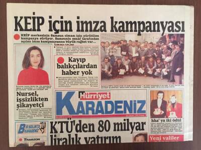 Hürriyet Karadeniz Gazetesi 23 Şubat 1992 - Ktüden 80 Milyar Liralık Yatırım GZ10285 - 2