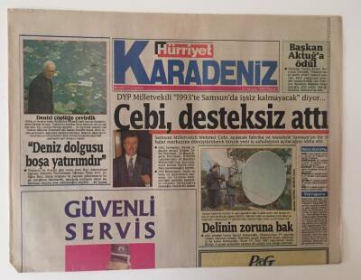 Hürriyet Karadeniz Gazetesi 31 Mayıs 1992 -Karadeniz de Deniz Dolgusu Boşa Yatırımdır GZ11069 - 2