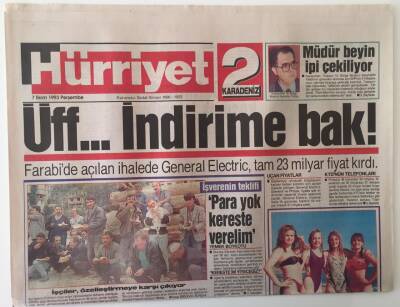 Hürriyet Karadeniz Gazetesi 7 Ekim 1993 - ANAP Giresun Yerel Seçimlerinde Temiz Aday Arıyor - GZ16961 - 1