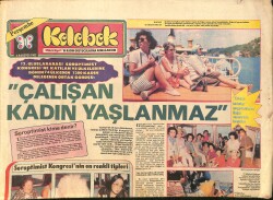 Hürriyet Kelebek Eki 4 Ağustos 1983 - Nükhet Duru Ne Oldu Bize Fotoroman - Yeşilçam'ın En Küçük Damadı GZ3398 - Gökçekoleksiyon