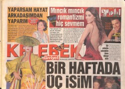 Hürriyet Kelebek Gazetesi 29 Ocak 2007 - Cansu Dere: Sevebildiğim İçin Mutluyum - Kenan Işık: Yuvaya Döndüm Çok Mutluyum GZ3321 - Gökçekoleksiyon