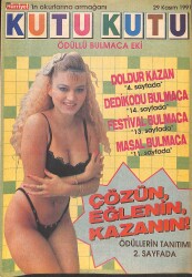 Hürriyet Kutu Kutu Bulmaca Sayı 23 - 29 Kasım 1991 NDR88030 - Gökçekoleksiyon