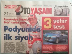Hürriyet Oto Yaşam Gazetesi 21 Mart 2007 Havadaki Rekabet Oto Kiralamayı Coşturdu - GZ44324 - 2