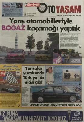 Hürriyet Oto Yaşam Gazetesi 6 Temmuz 2005-Arka Koltukta Konfor Sunuyor Direksiyonda Sürüş Keyfi Veriyor GZ45306 - 2