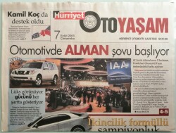 Hürriyet Oto Yaşam Gazetesi 7 Eylül 2005 Otomotivde Alman Şovu Başlıyor - GZ44146 - 2