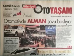 Hürriyet Oto Yaşam Gazetesi 7 Eylül 2005 Otomotivde Alman Şovu Başlıyor -GZ44809 - 2