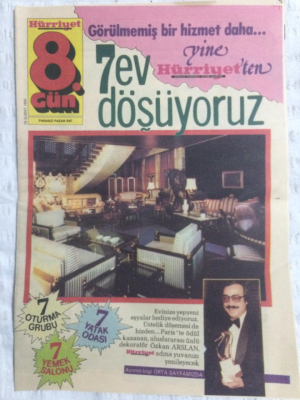 Hürriyet Pazar 8. Gün Eki 28 Şubat 1982 - Martla Gelen Vergi Rüzgarı - GZ19977 - 1