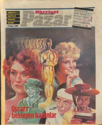 Hürriyet Pazar Dergisi 23 Mart 1986 - Öykü Yazarı Bekir Yıldızın Kaleminden... NDR77955 - 1