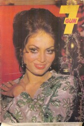 Hürriyet Pazar Eki 7 Gün 28 Aralık 1969 Sayı: 57 - Türkan Şoray - Semiramis Pekkan - Fatma Girik NDR93319 - Gökçekoleksiyon