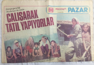 Hürriyet Pazar Eki 8 Temmuz 1979 - Blonde- On Blonde Çıkışa Hazırlanıyor - GZ19970 - 1