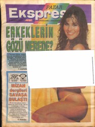 Hürriyet Pazar Ekspres Dergisi 3 Şubat 1991 - Lena Olin, Tansu Çiller NDR85131 - Gökçekoleksiyon