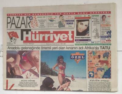 Hürriyet Pazar Gazetesi 10 Kasım 1996 - Geleceğin İnsan Vücudu GZ8440 - 1