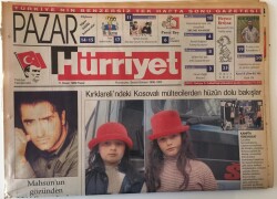 Hürriyet Pazar Gazetesi 11 Nisan 1999 - Mahsun Kırmızıgül Gözünden Anap Meydanı GZ13876 - 1